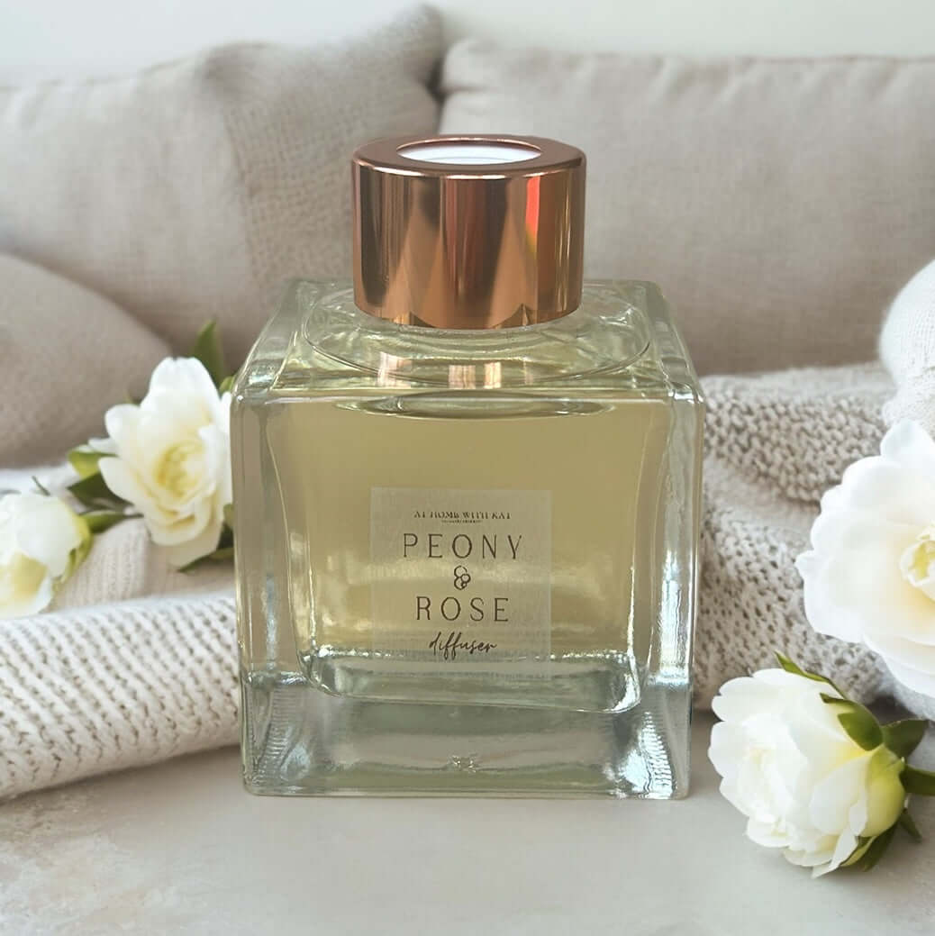 Parfum Amber Rose Perfume C&a Diffuser Peony Rose Soy Based
