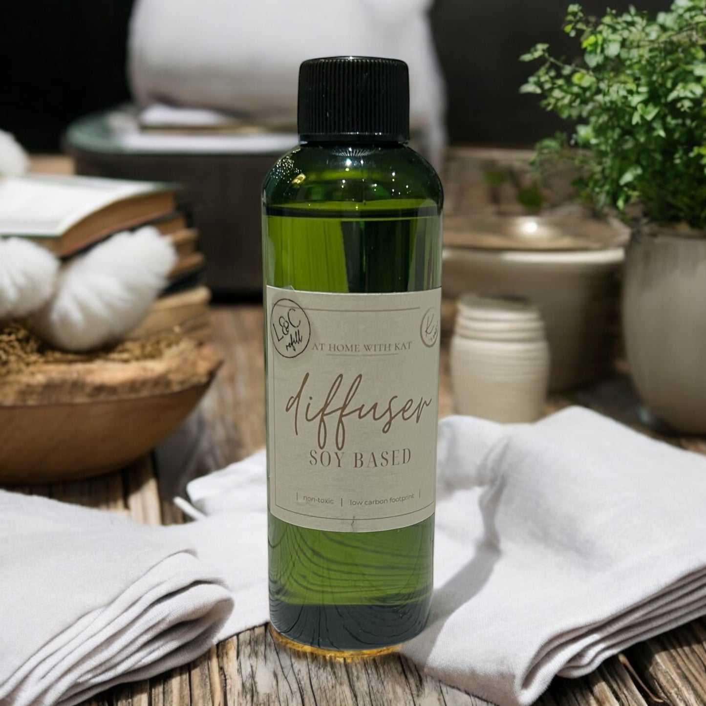 Diffuser Refill | Linen & Cotton | Soy Based | non-toxic | 100ml