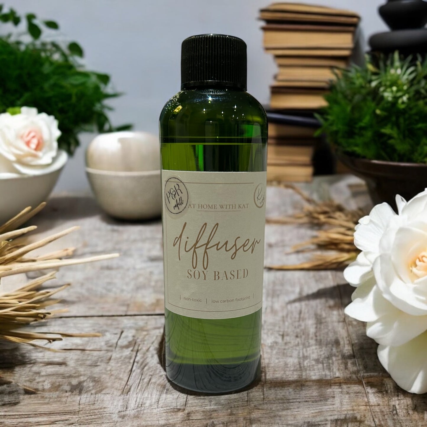 Diffuser Refill | Peony & Rose | Soy Based | non-toxic | 100ml