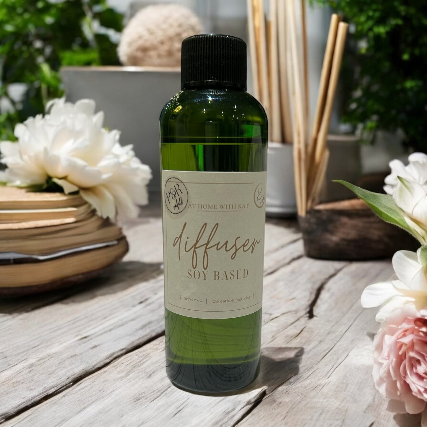 Diffuser Refill | Peony & Rose | Soy Based | non-toxic | 100ml