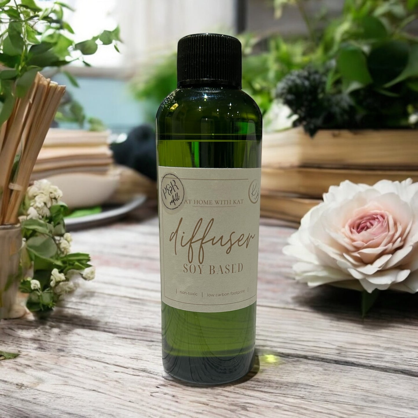 Diffuser Refill | Peony & Rose | Soy Based | non-toxic | 100ml