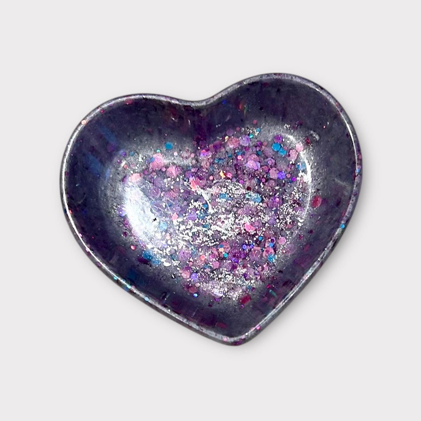 Heart Trinket Tray | Purple | 100% Resin
