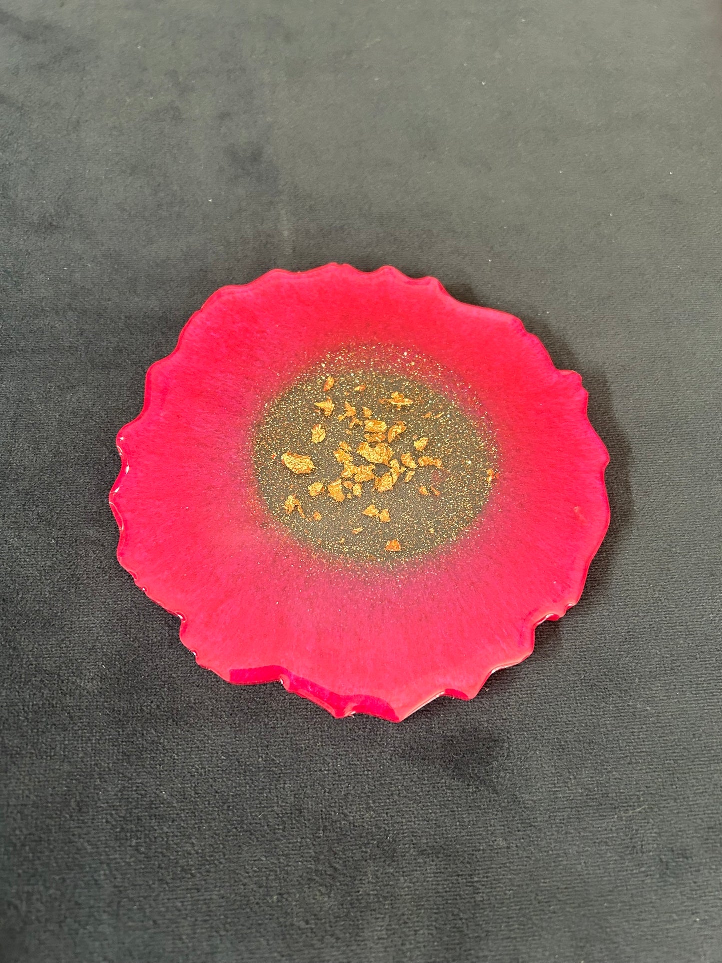 Hot Pink 1 | Geode Coaster | 100% Resin