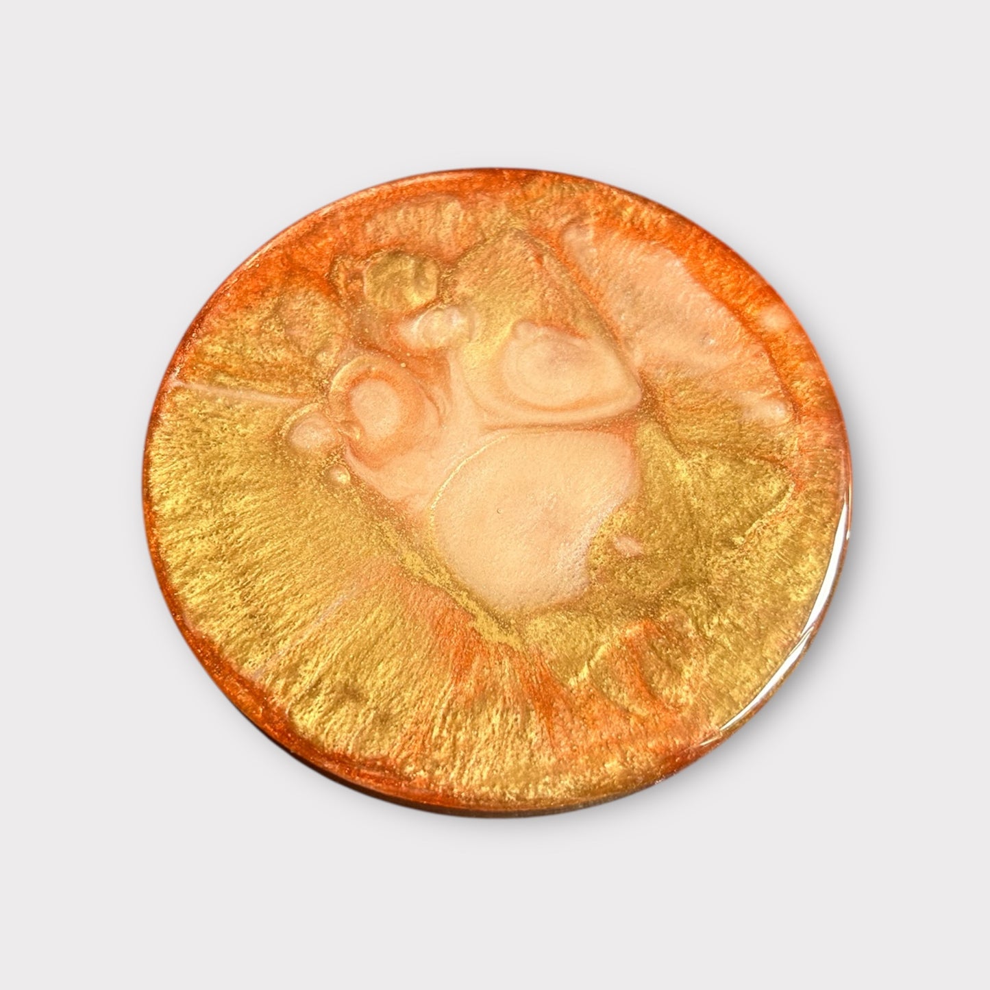 Luxurious Lava | Round Coaster | 100% Resin