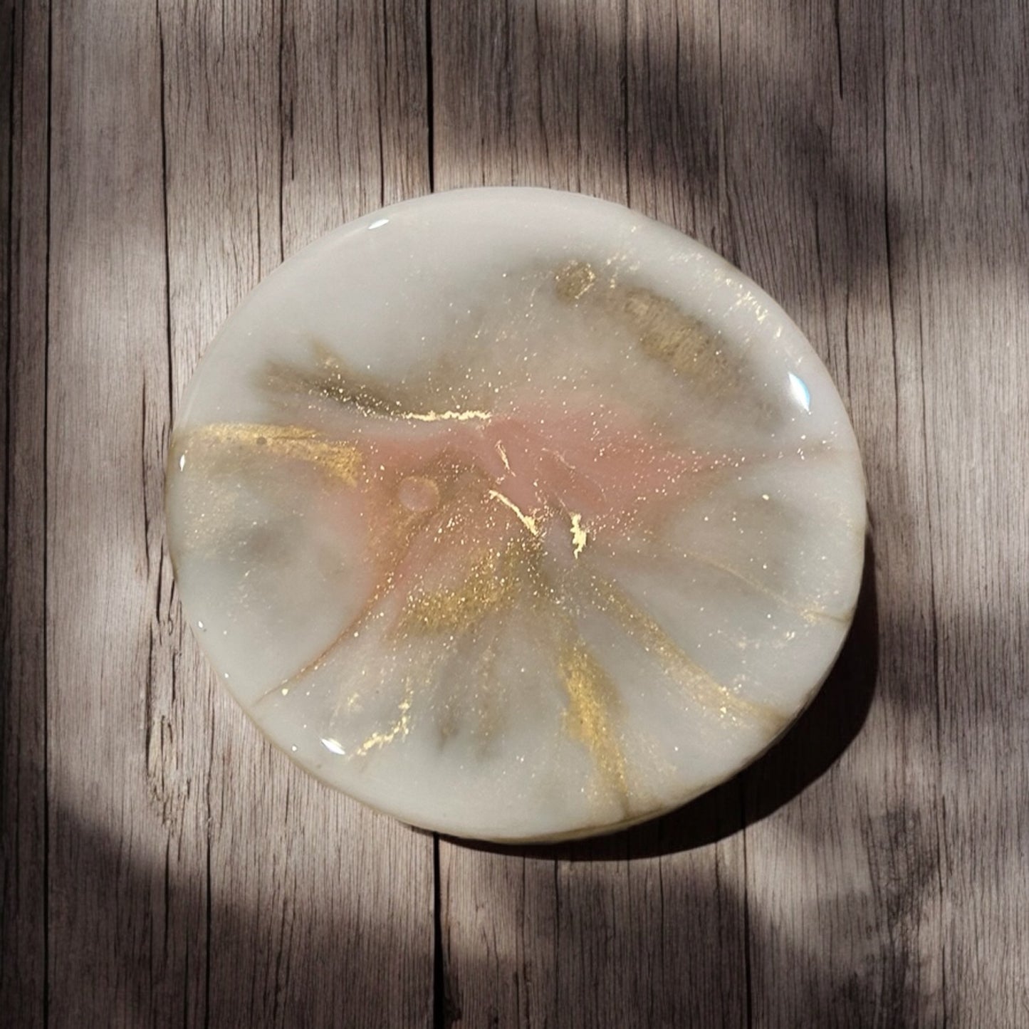 Pink Burst | Round Coaster | 100% Resin