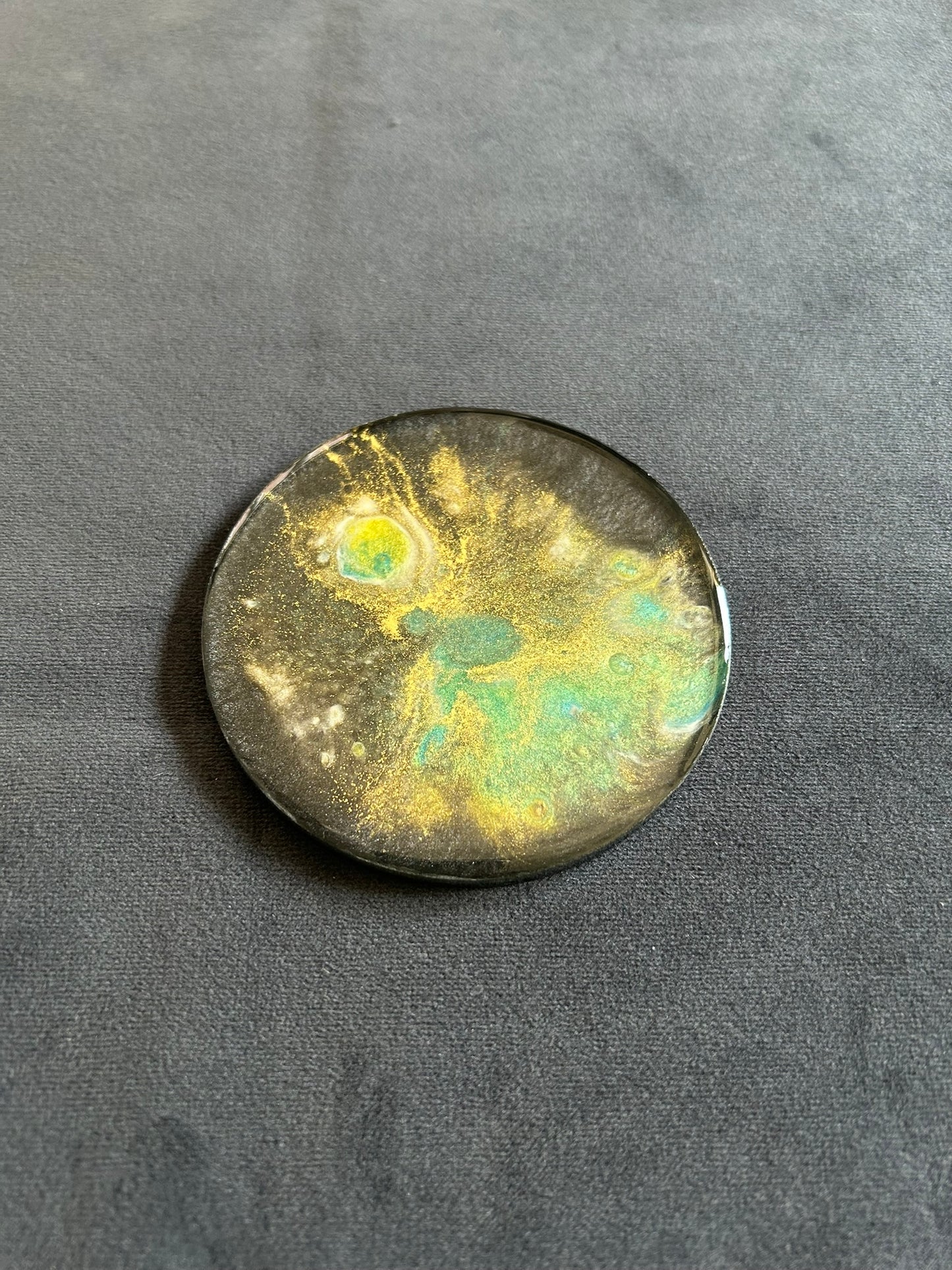 Neon Solar System | Round Coaster | 100% Resin