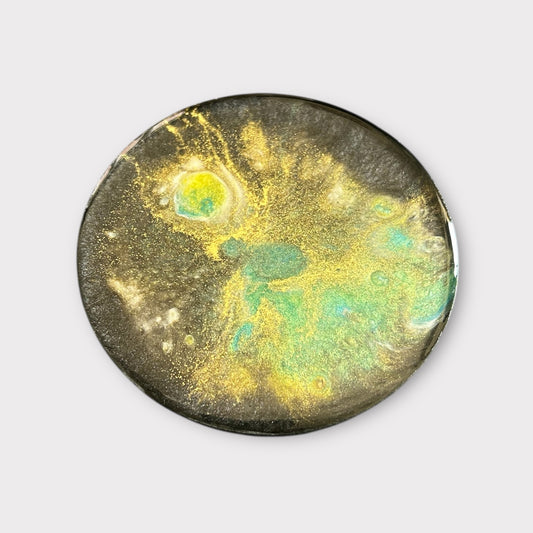Neon Solar System | Round Coaster | 100% Resin