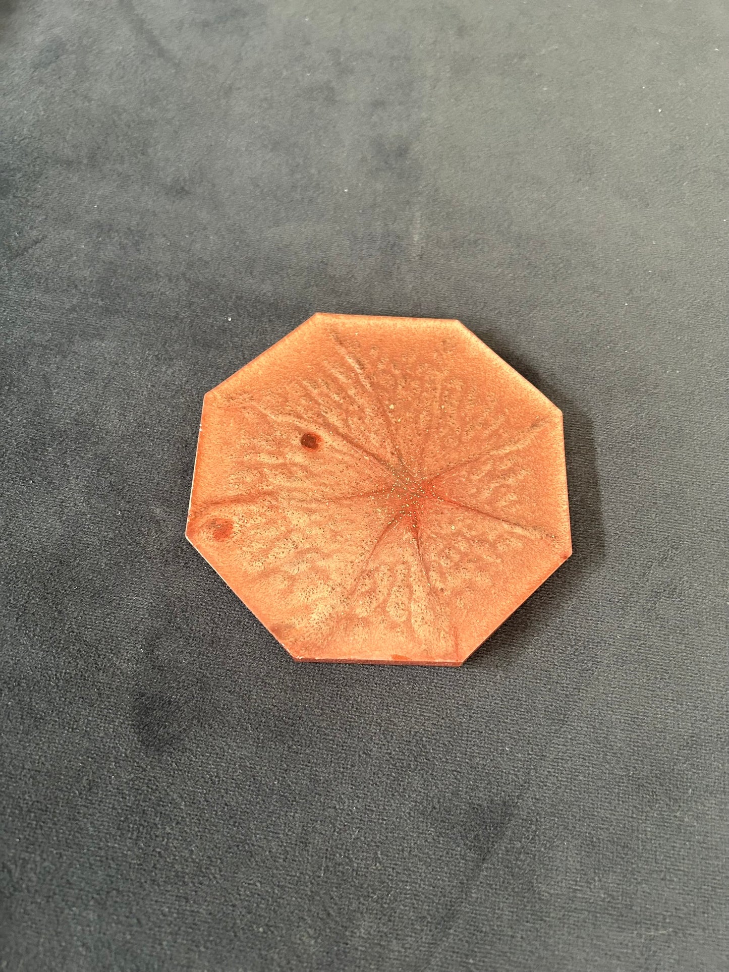 Terracotta Joy | Octagonal Coaster | 100% Resin