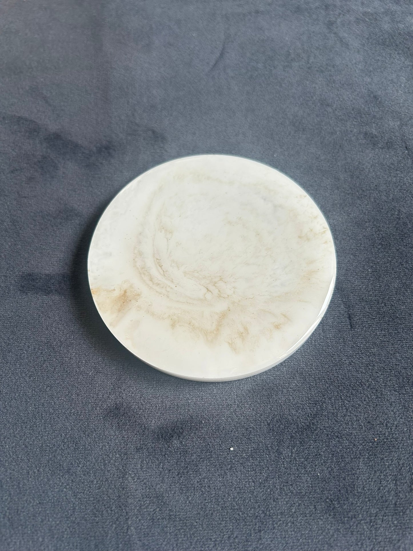 Golden Glow 2 | Round Coaster | 100% Resin