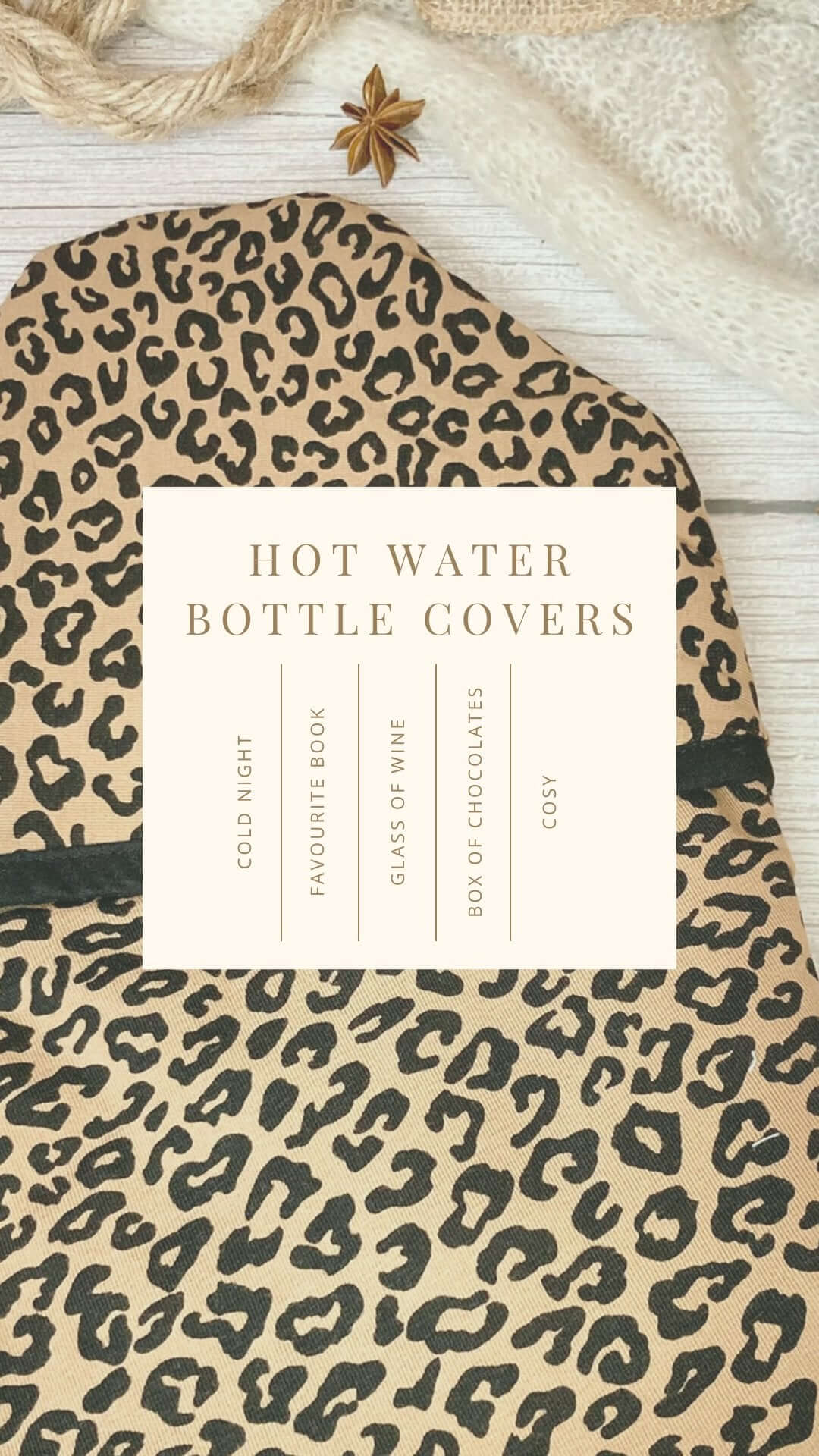 How Water Bottle Covers - recycled - handmade - bamboo wadding - cosy - home decor - warm 