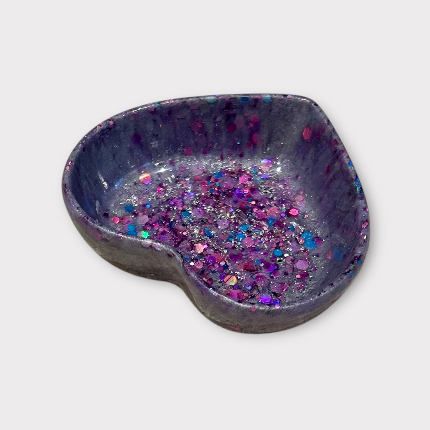 Heart Trinket Tray | Purple | 100% Resin