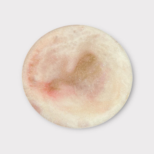 Pink Solar Flare | Round Coaster | 100% Resin