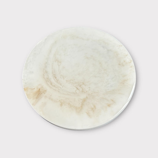 Golden Glow 2 | Round Coaster | 100% Resin